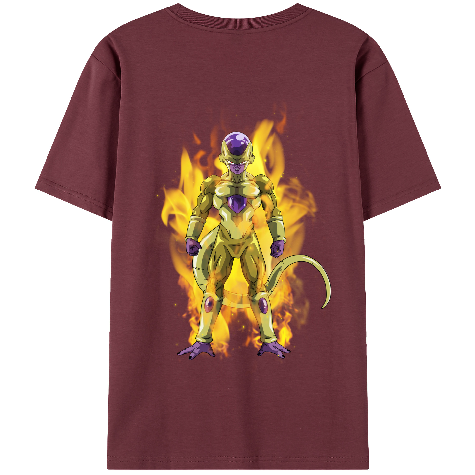 （画像用） ドラゴンボール フリーザ DRAGON BALL Frieza 綿100％半袖Tシャツ（背面プリント）